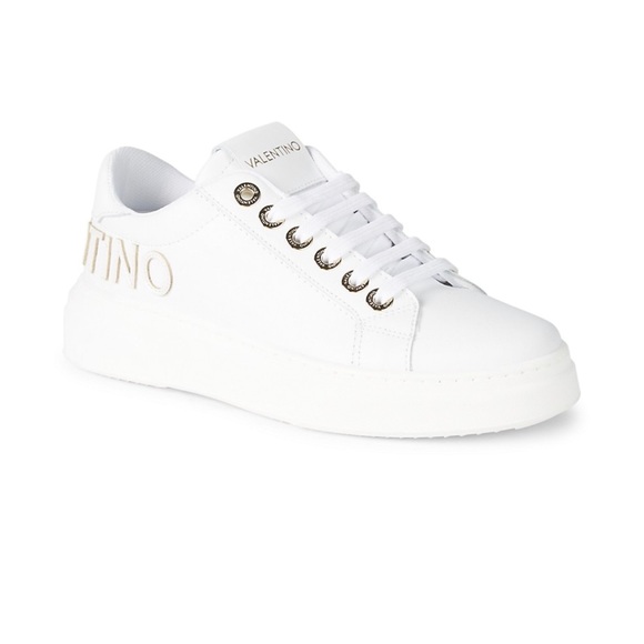 Valentino Shoes - VALENTINO Leather Sneakers